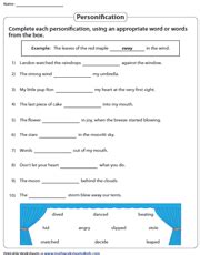 Hold an impromptu personification session with this english worksheet pdf, where the grade 7 learners choose a word from the box attributing human. Grammar English Worksheets Grade 7 - English Worksheets ...