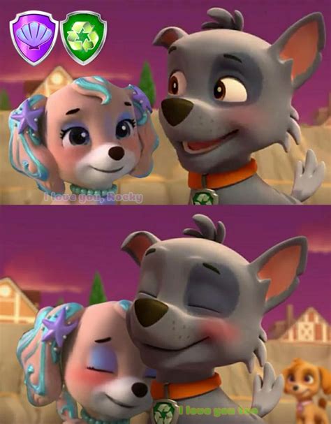 I Love You More I Do Rocky X Coral Paw Patrol By Chaserace22 On