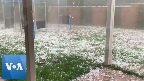 Golfball Sized Hailstones Hit Parts Of Victoria State In Australia