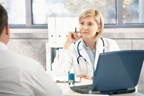Doctor Listening To Patient Stock Image Image Of Heal Casual 23095869