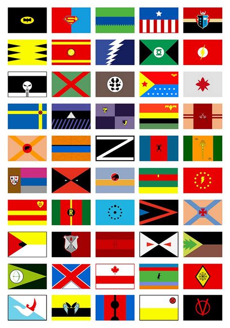 Superheroes As Flags The High Definite Flag Art Flags Of The World Flag