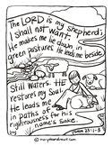 Your downloads are also available on the my account page. Psalm 23 set of 4 Hand-drawn Bible Verse Coloring Pages ...