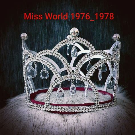 Miss World 19761978 Pageant Crowns Tiaras And Crowns Cute Jewelry