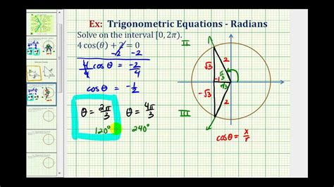 This online calculator finds equation of a circle passing through 3 given points. Ex 2: Solve a Basic Trig Equation Using the Unit Circle ...