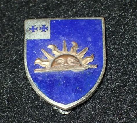 Wwii Us Army 63rd Infantry Regiment Di Dui Unit Insignia Crest Pin Back
