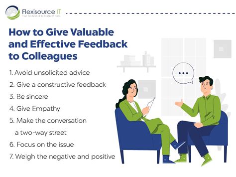 How To Give Valuable And Effective Feedback To Colleagues Flexisource