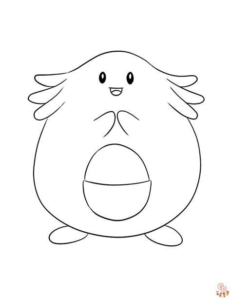 Chansey Pokemon Coloring Pages