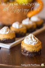 Pictures of Pumpkin Cheesecakes