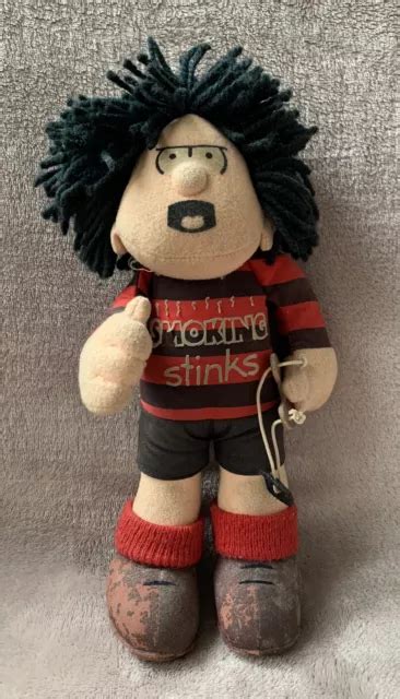 Dennis The Menace Vintage Soft Toy Figure With Catapult Smoking