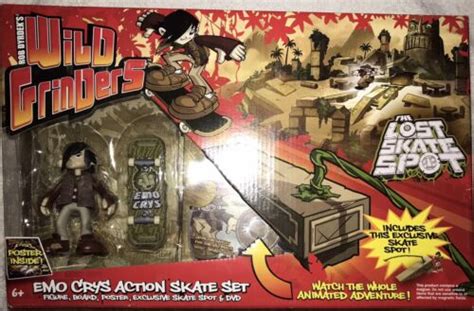 Brand New Wild Grinders Emo Crys Action Skate Set Figure Board Poster Dvd More Ebay