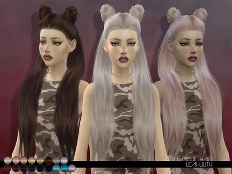 The Sims Resource Little Piece Hair By Leahlillith Sims 4 Hairs