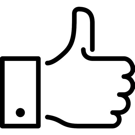 Adult Thumbs Up Svg