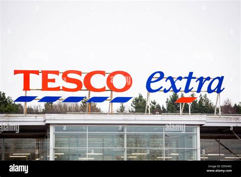 A Tesco Extra Superstore In Swansea Ahead Of A Trading Update Monday