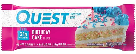 The bars contain glycerin, which is naturally sourced from. Quest Nutrition Birthday Cake Protein Bar | Top-Rated Low ...