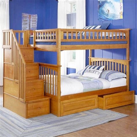 Solid Wood Bunk Beds With Stairs Ideas On Foter