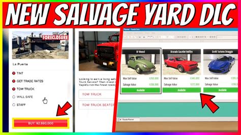 Gta 5 Online How To Purchase And Get Started With The New Salvage Yard