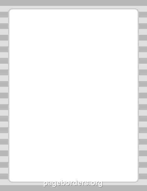 Gray Striped Border Clip Art Page Border And Vector Graphics