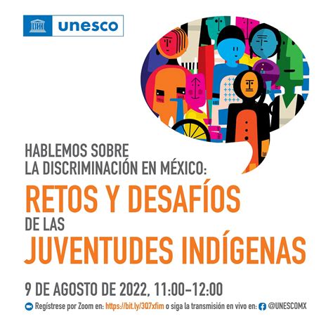 UNESCO México on Twitter Hablemos sobre la discriminación en México Iniciaremos este ciclo