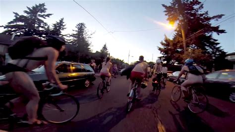World Naked Bike Ride Portland Youtube