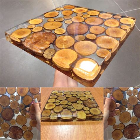 Crystal Clear Epoxy Resin With Wood Art With Resin And Wood Crystal