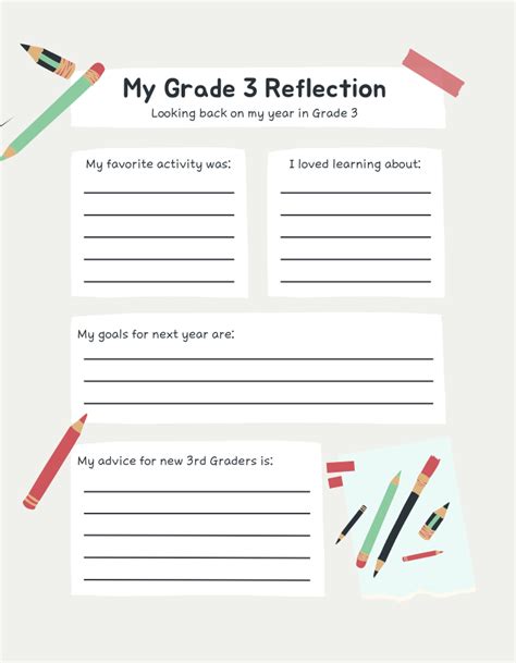18 End Of School Year Reflection Activity Teaching Expertise