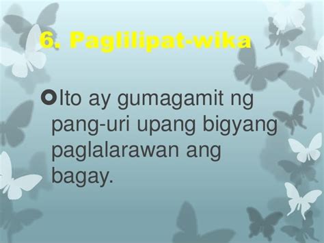 Halimbawa Ng Paglilipat Wika Halimbawa