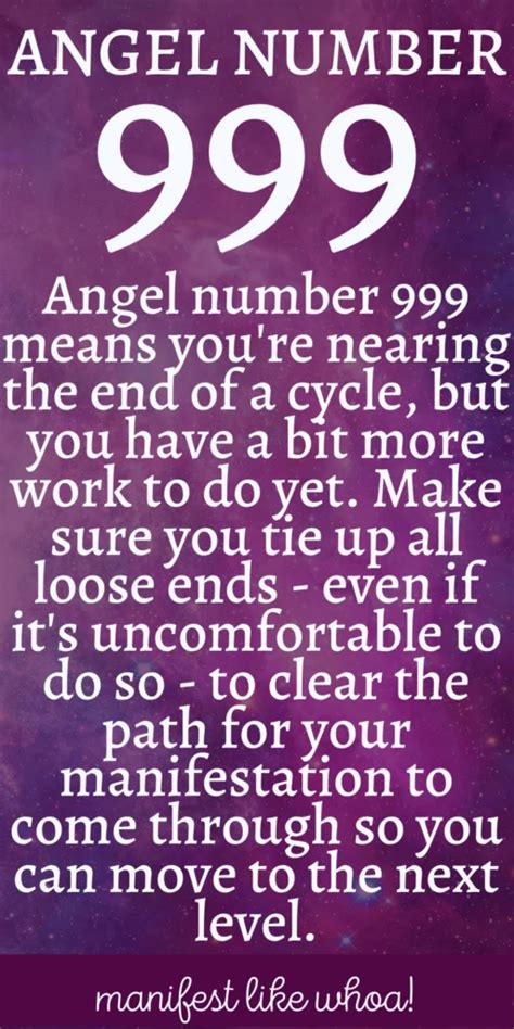 999 Angel Number Meaning For Manifestation