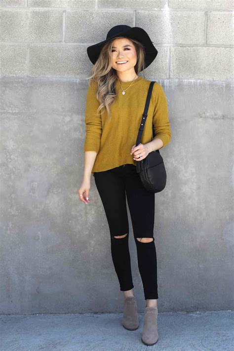 fall outfits 2017 fall lookbook madewell cross back sweater baggu bag topshop leigh jeans vince