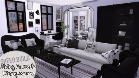 Black White Living Room Sims 4 Baci Living Room