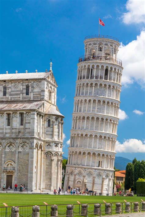 Leaning Tower And Cathedral In Pisa Free Stock Photo Public Domain