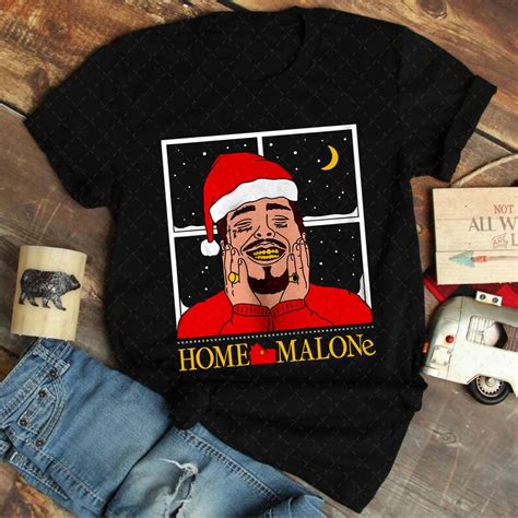 Post Malone Home Malone Home Alone Music Christmas Svg Rock Etsy