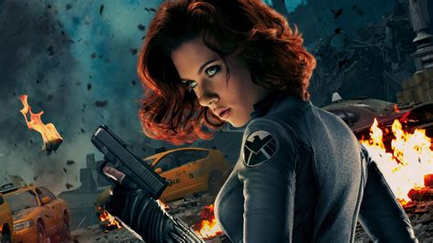Wallpaper Black Widow Scarlett Johansson Captain America 3 Civil War