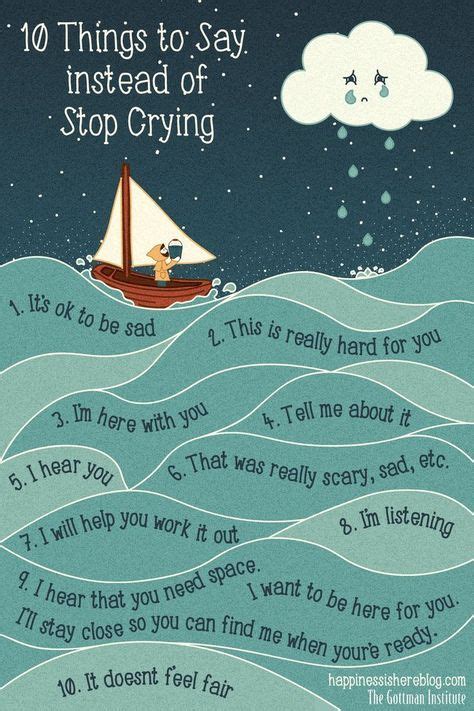 10 Things To Say Instead Of Stop Crying Kids Gentle Parenting