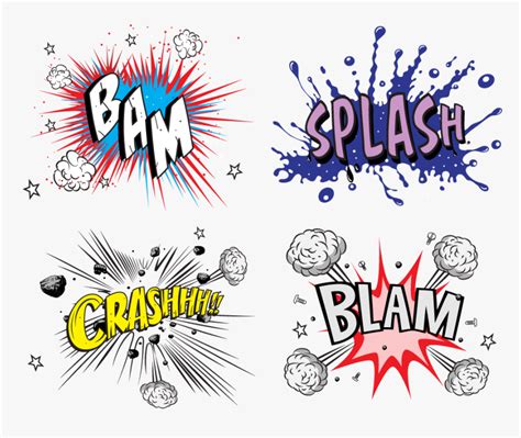Comic Book Onomatopoeia Hd Png Download Kindpng