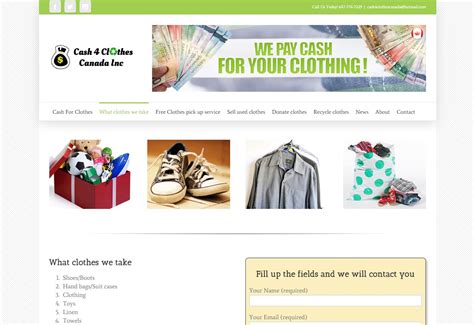 Cash For Clothes Canada