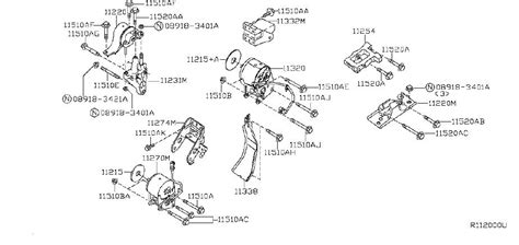 2003 nissan bluebird fuse box diagram 2009 nissan altima. Nissan Maxima Stopper Rubber, Engine Mounting - 11215-4M700 | HYMAN BROS. NISSAN, Midlothian VA