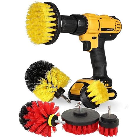Certainly, there were many cordless scrubber reviews and spin scrubber reviews that we crossed paths with. Power Scrubber Brush Set for Bathroom | Drill Scrubber ...