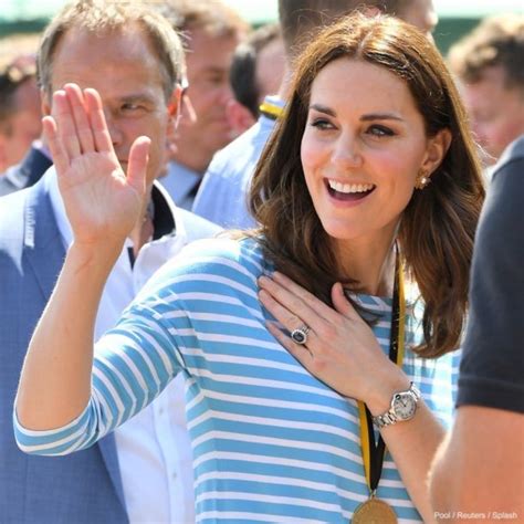 Kate Middleton Wears The Cartier Ballon Bleu Watch 33mm Size