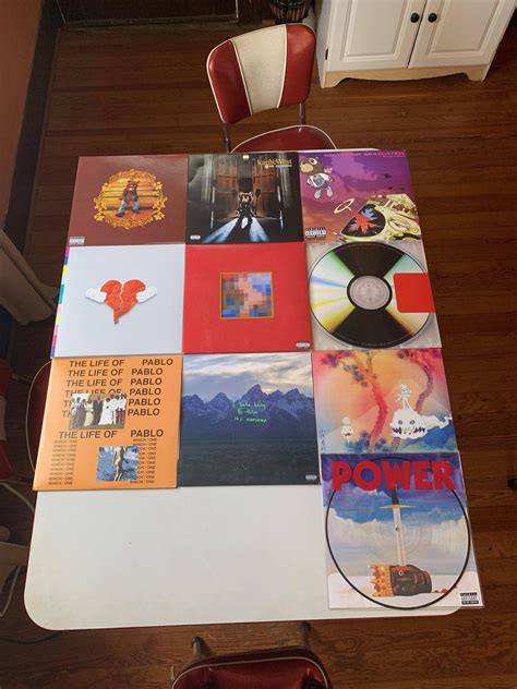 My Full Kanye West Solo Studio Vinyl Collection Ksg And Power Picture
