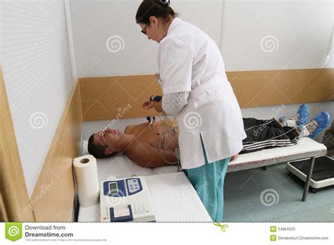 Medical Examination At The Recruitment Center Editorial Stock Photo Image