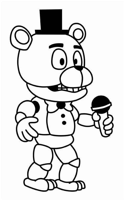 Five Nights At Freddys Coloring Page Lexietublevins