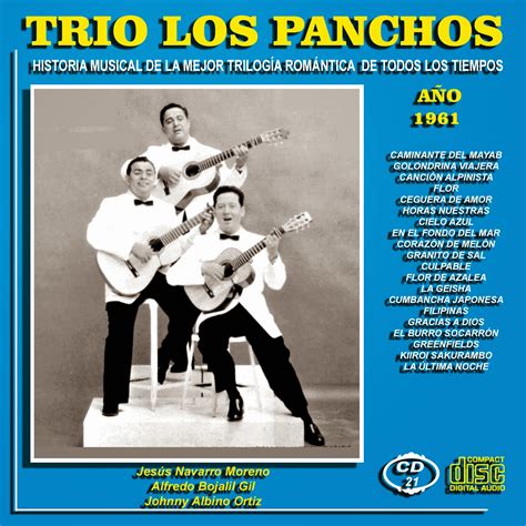 Trio Los Panchos Y Sus Invitados Historia Musical Cd 21 1961 C