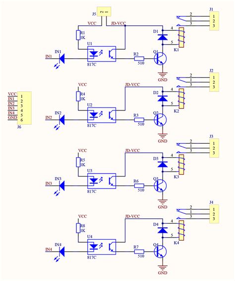 Electronic Relay Circuit Diagram