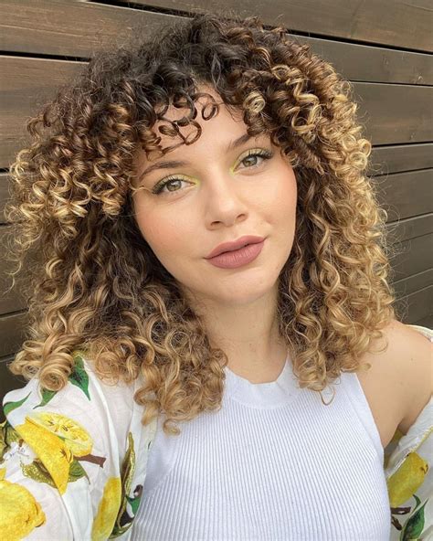 10 most popular ways to get curly hair with bangs right now hairstyles vip