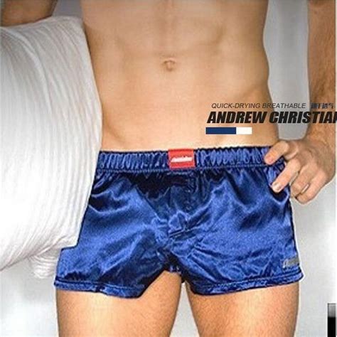 Smooth Silk Comfortable Shorts For Men Gym Fitness Cool Sportswear Male