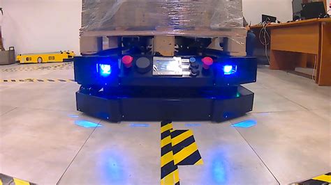 Efficient Intralogistics With Agv Robots Automated Guided Vehicle