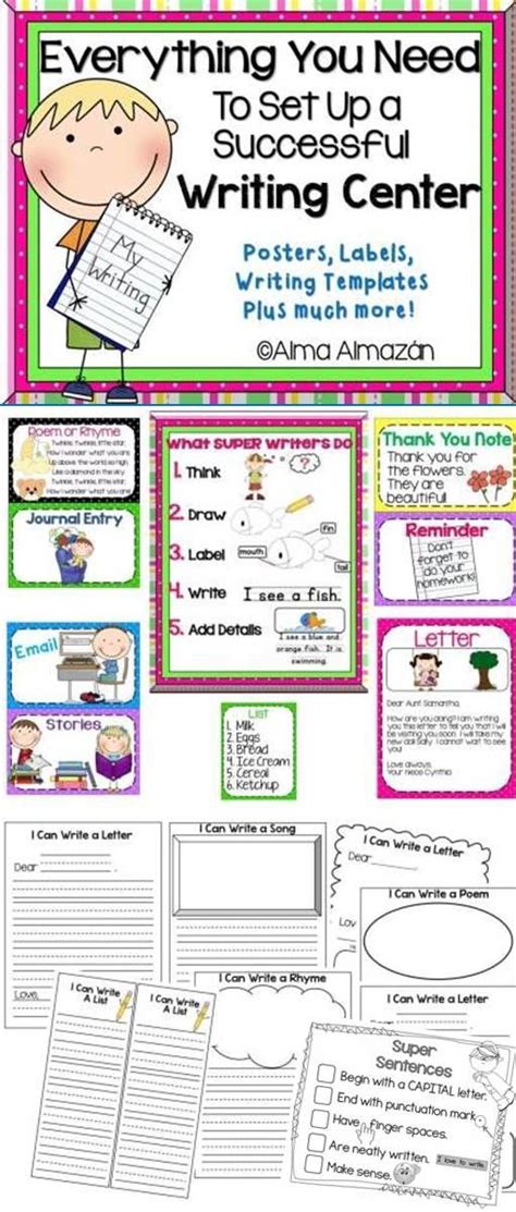 Classroom Writing Center Set Up Kindergarten To 2nd Grade ♥ Digital