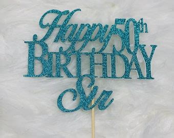 Any Number Custom Birthday Cake Topper Th Cake Topper Etsy