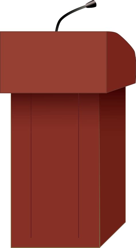 Podium Speaker Speech · Free Vector Graphic On Pixabay