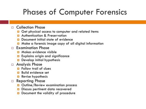 Ppt Computer Forensics Bacs 371 Powerpoint Presentation Id1552277